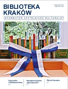Biblioteka Kraków- Informator Czytelniczo-Kulturalny, 2023. 09. nr 9 (70)