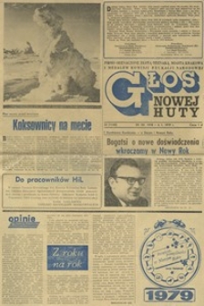 Głos Nowej Huty 1978. 12. 29, nr 52