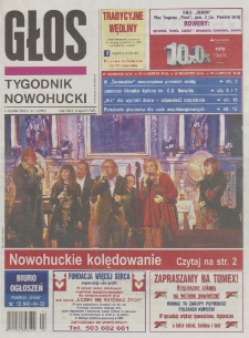 Głos : tygodnik nowohucki, 2021. 01. 01, nr 1