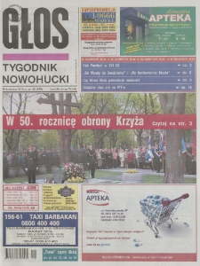 Głos : tygodnik nowohucki, 2010. 04. 30, nr 18