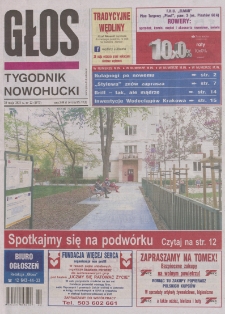 Głos : tygodnik nowohucki, 2021. 05. 28, nr 22