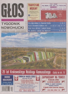 Głos : tygodnik nowohucki, 2021. 10. 01, nr 40