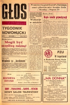 Głos : tygodnik nowohucki, 1991. 06. 28, nr 13
